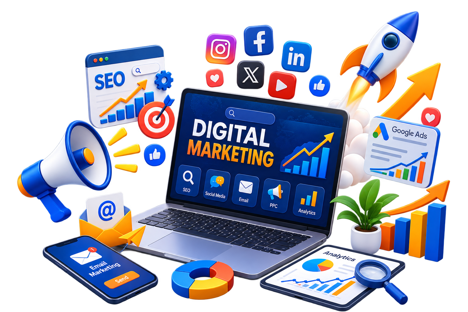 Premium Digital Marketing Visualization
